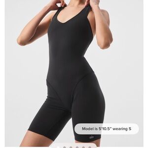 Alo Onesie | Airbrush Real Onesie Small Black